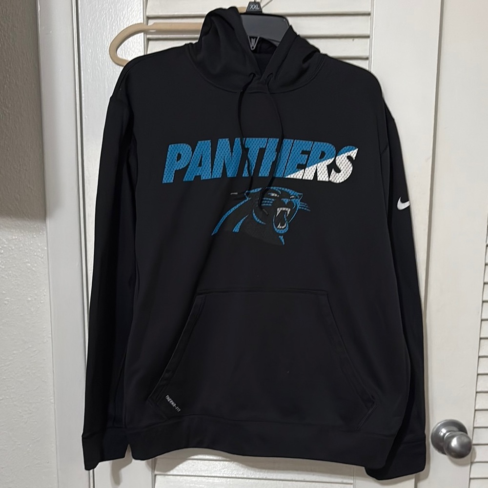 Nike Black Sweatshirt with Carolina Panthers Logo